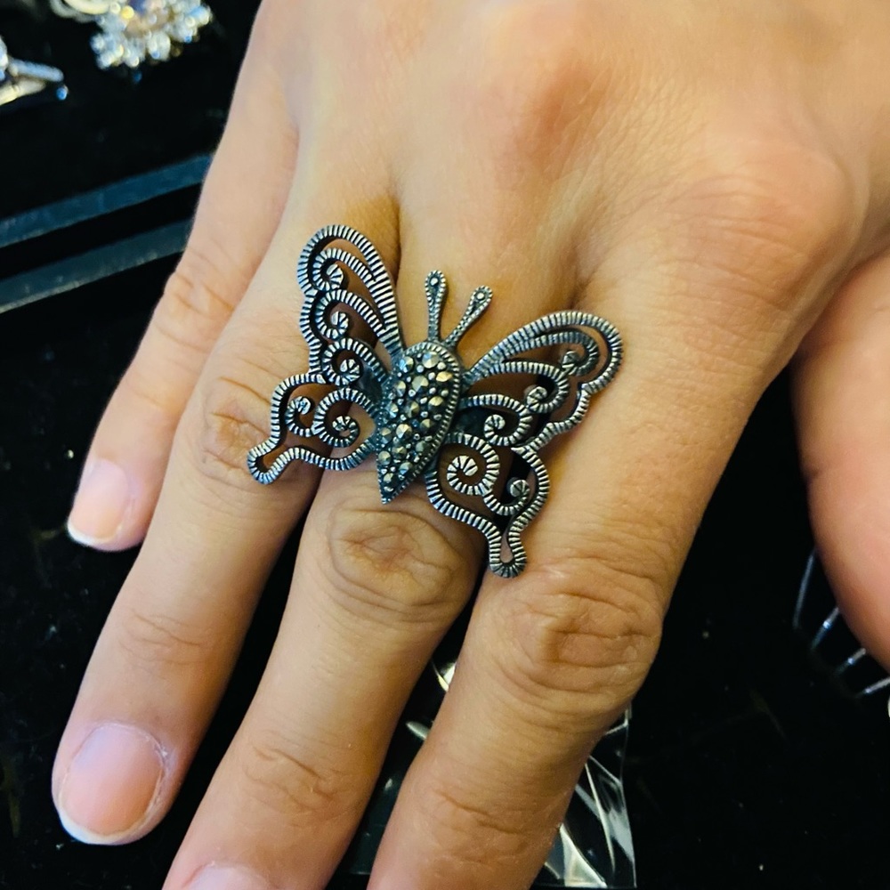 Sterling silver rings - Picture 4 of 8